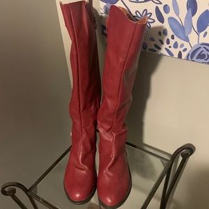 Red boots